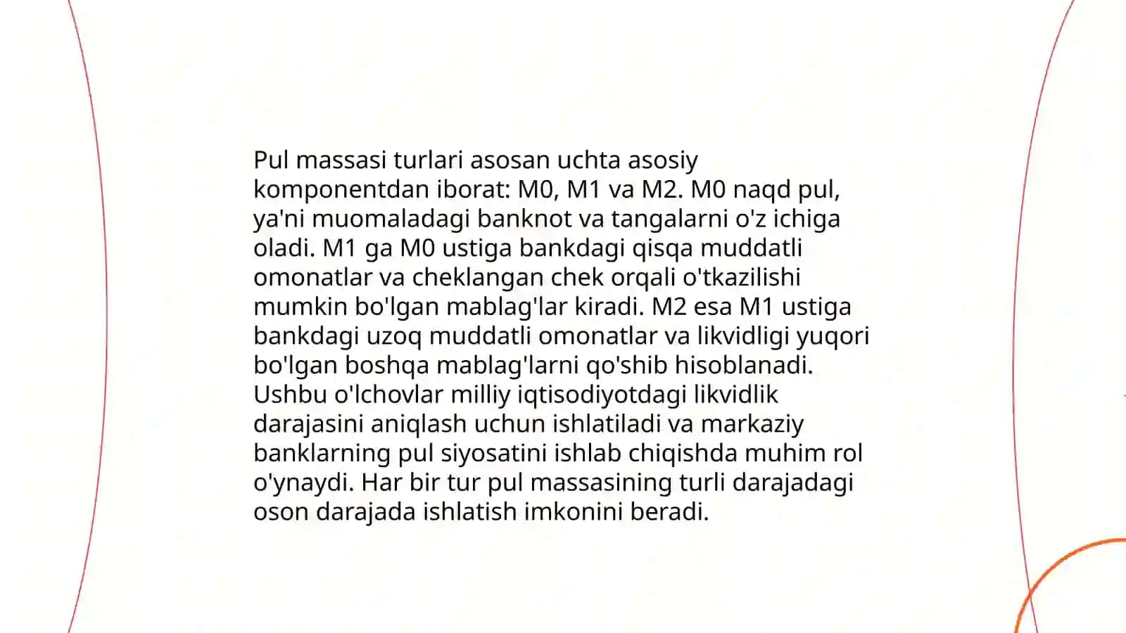 Pul massasi va uni xisoblash usulari 4