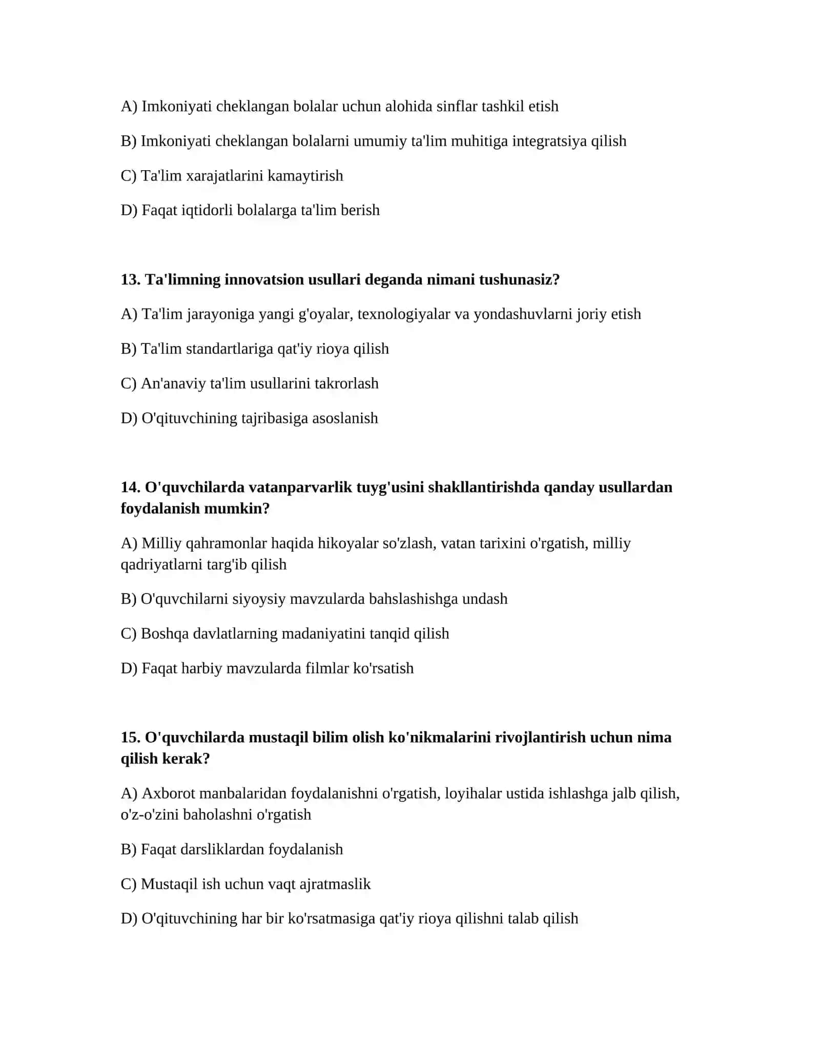 Oquv tarbiya jarayonini takomillashtirishning pedagogik shartlari 4