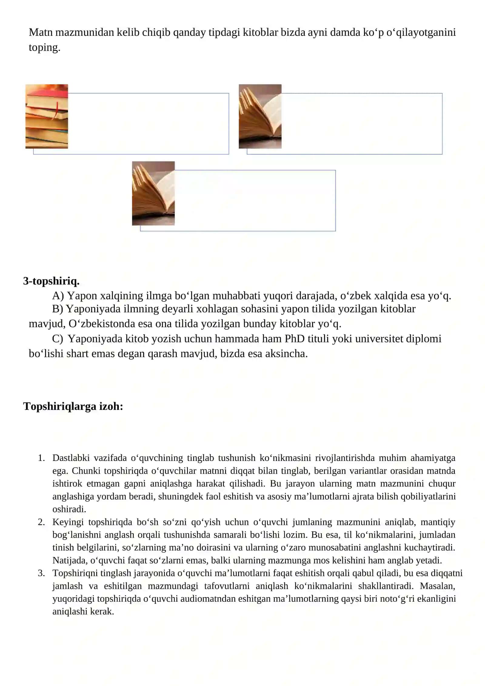 Ona tili o‘qitish metodikasi fanidan loyiha ishi 4