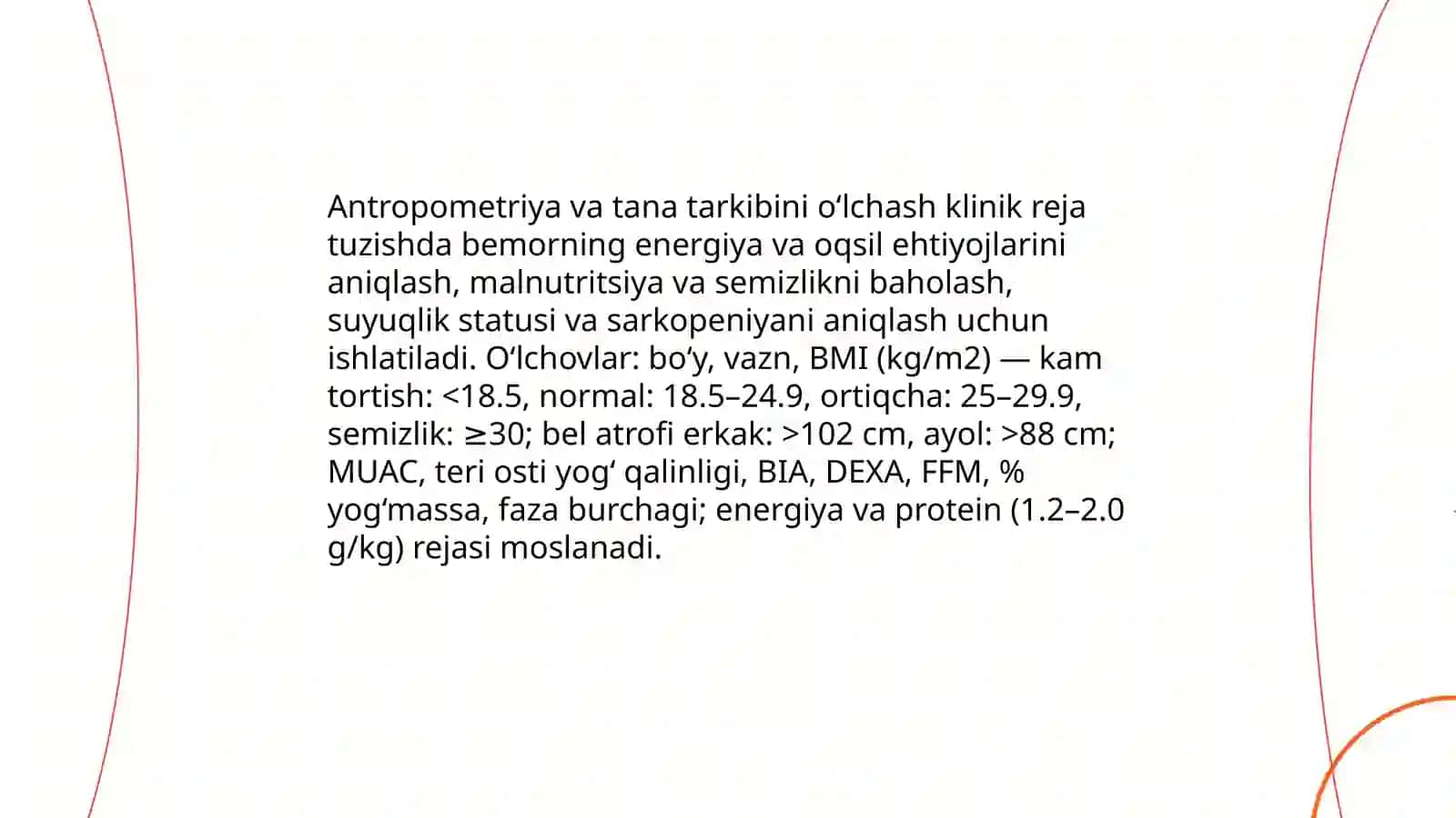 Malnutriya skrining va tasniflash algoritmlari 4