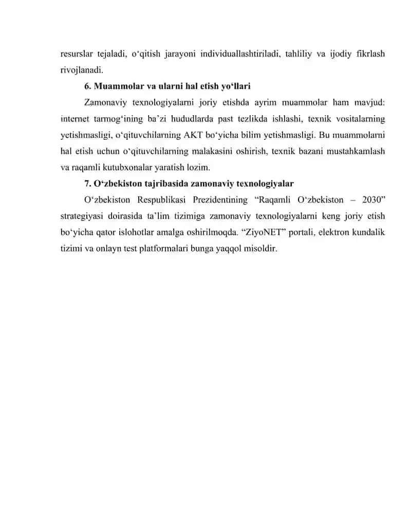 Ta’limda zamonaviy texnologiyalar 4