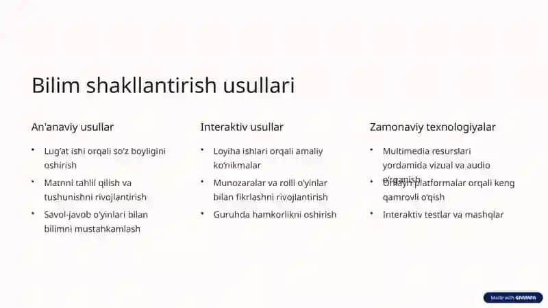 Savodxonlikni shakllantirish 4