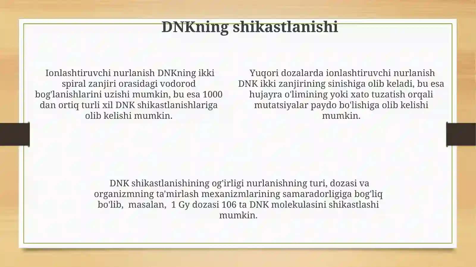 Ionlantiruvchi nurlarning yaxlit organizmlarga tasiri 4