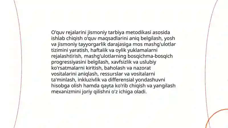 O'qituvchilarni jismoniy tarbiyalash metodikasi va ularni o'quv jarayoniga tadbiq etish 4