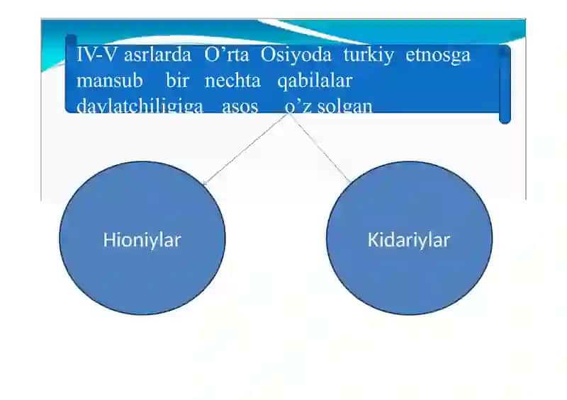 O`zbekiston o`rta asrlar davlatchiligi tarixi (V-VIII asrlar) 4