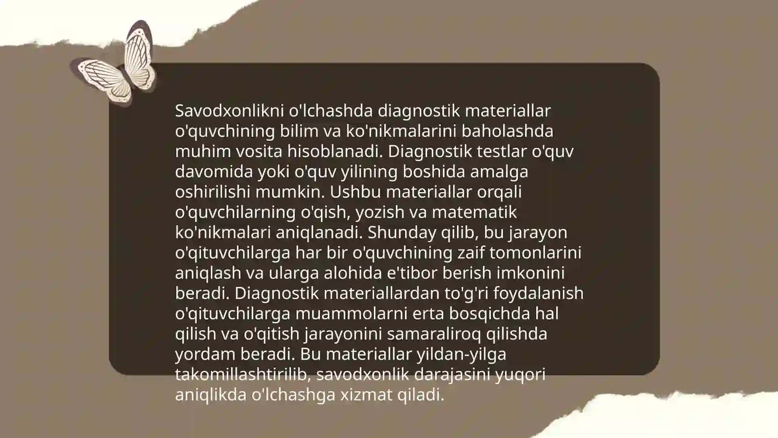 Boshlang'ich sinflarda til savodxonlik metodikasining tekshirish metodlarini o'tish 4