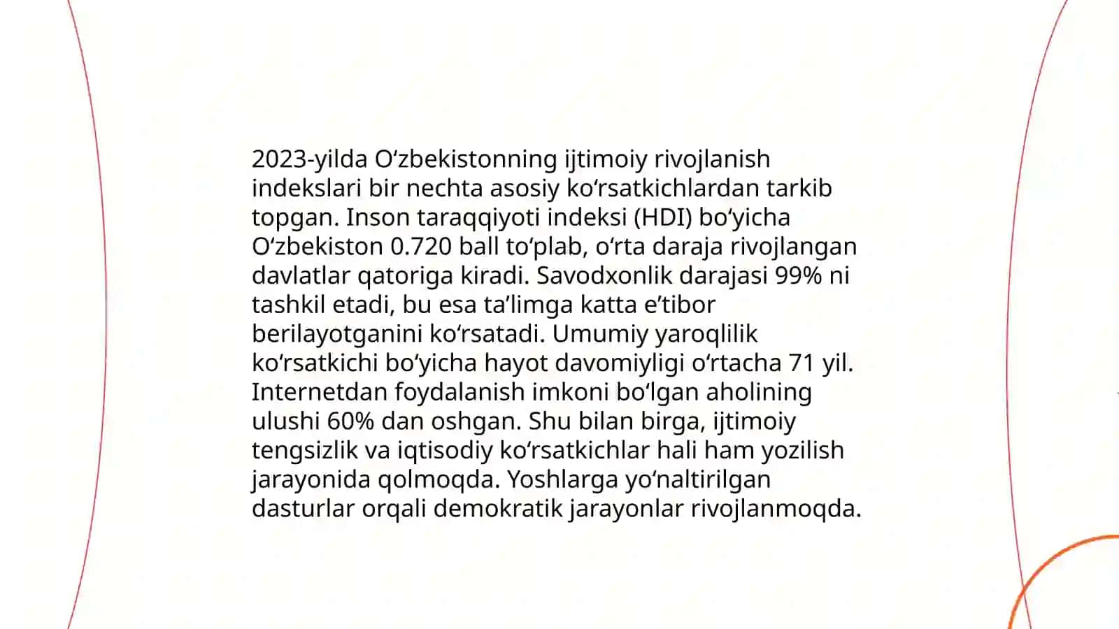 Yangi Oʻzbekiston ijtimoiy-siyosiy iqtisodiy va madaniy hayotida roʻy berayotgan oʻzgarishlarning xalqaro reyting va indekslarda aks etishi 4