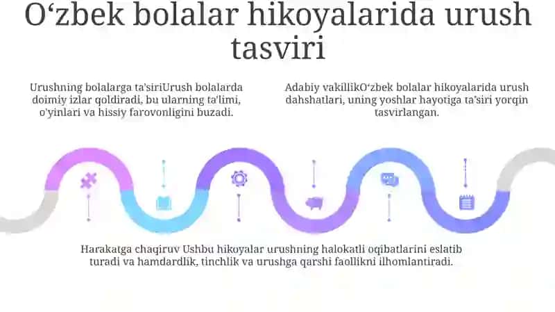 O'Zbek Bolalar Adabiyotida Urush Mavzusi 4