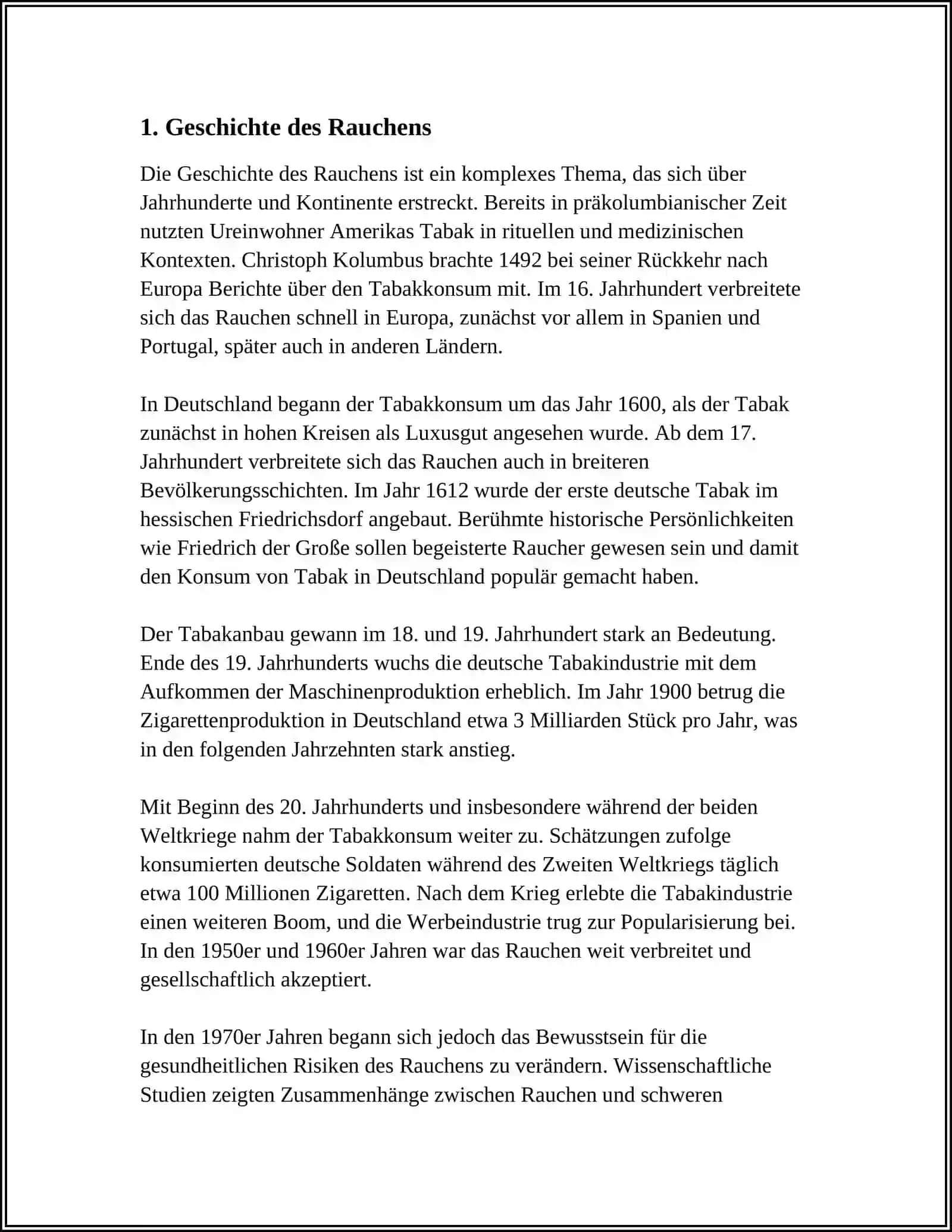 RAUCHEN 4