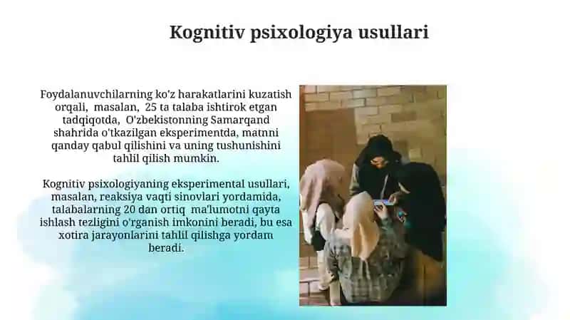 Òquvchilarning ôzlashtirishini tadqiq etish metodikasi 4