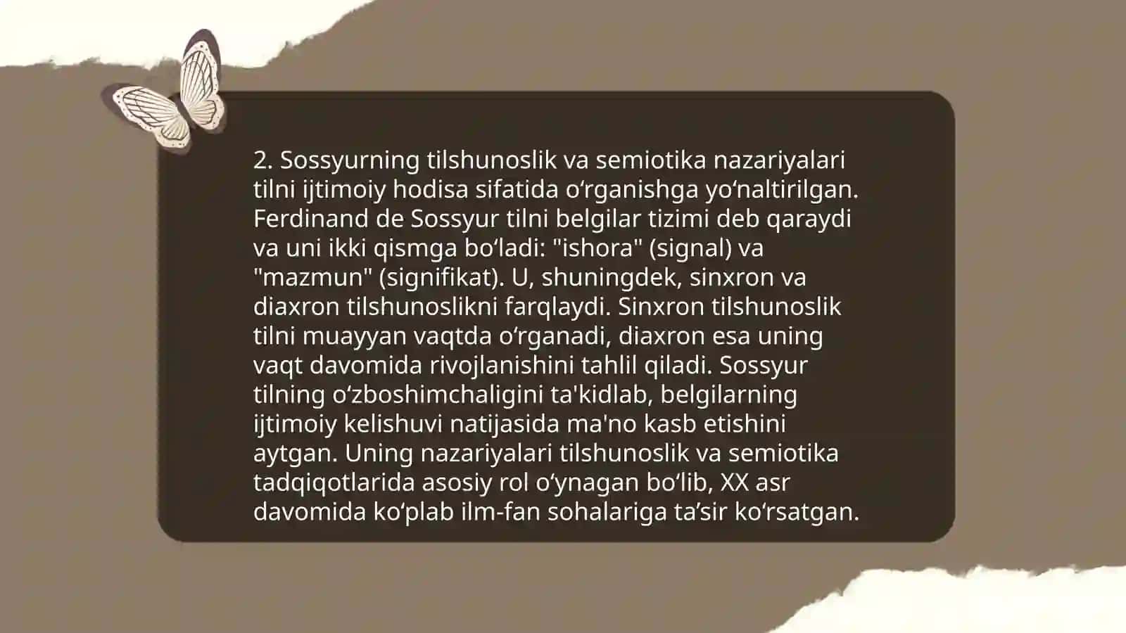Ferdinand de Sossyurning lingvistik nazariyasi 4