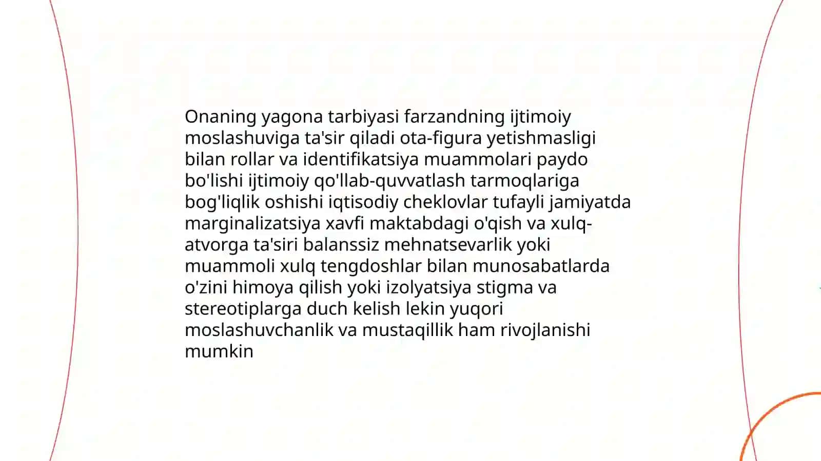 Oila pedagogikasi fanidan tayyorlagan pedagogik portreti 1-topshirig’i 4