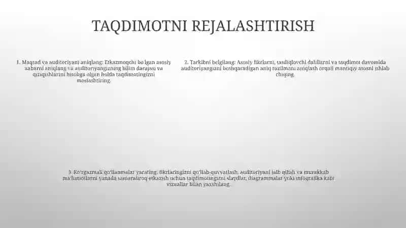 Taqdimot Tayyorlash 4