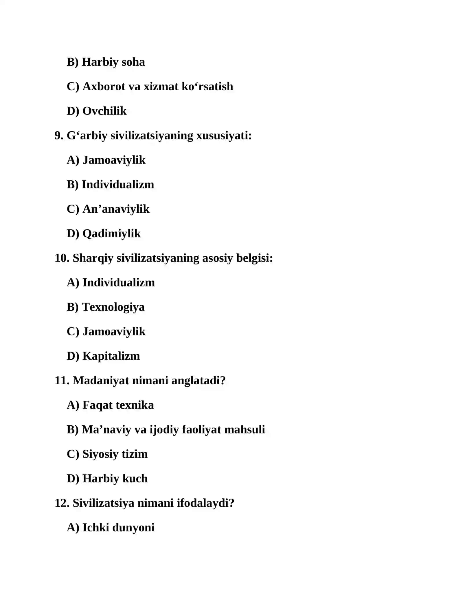 Sivilizatsiya tushunchasi va uning tiplari 4