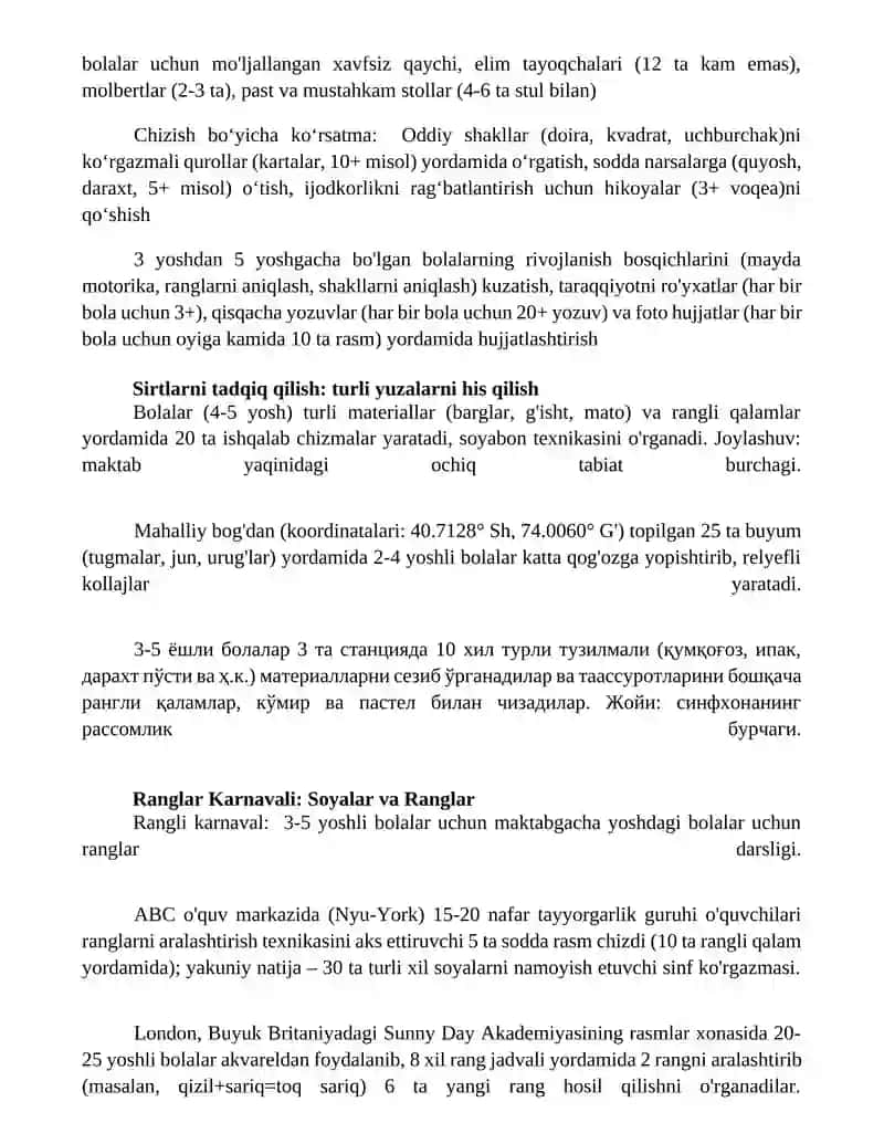 Maktabgacha yoshdagi bolaarni rasm chizishga o‘rgatish 4