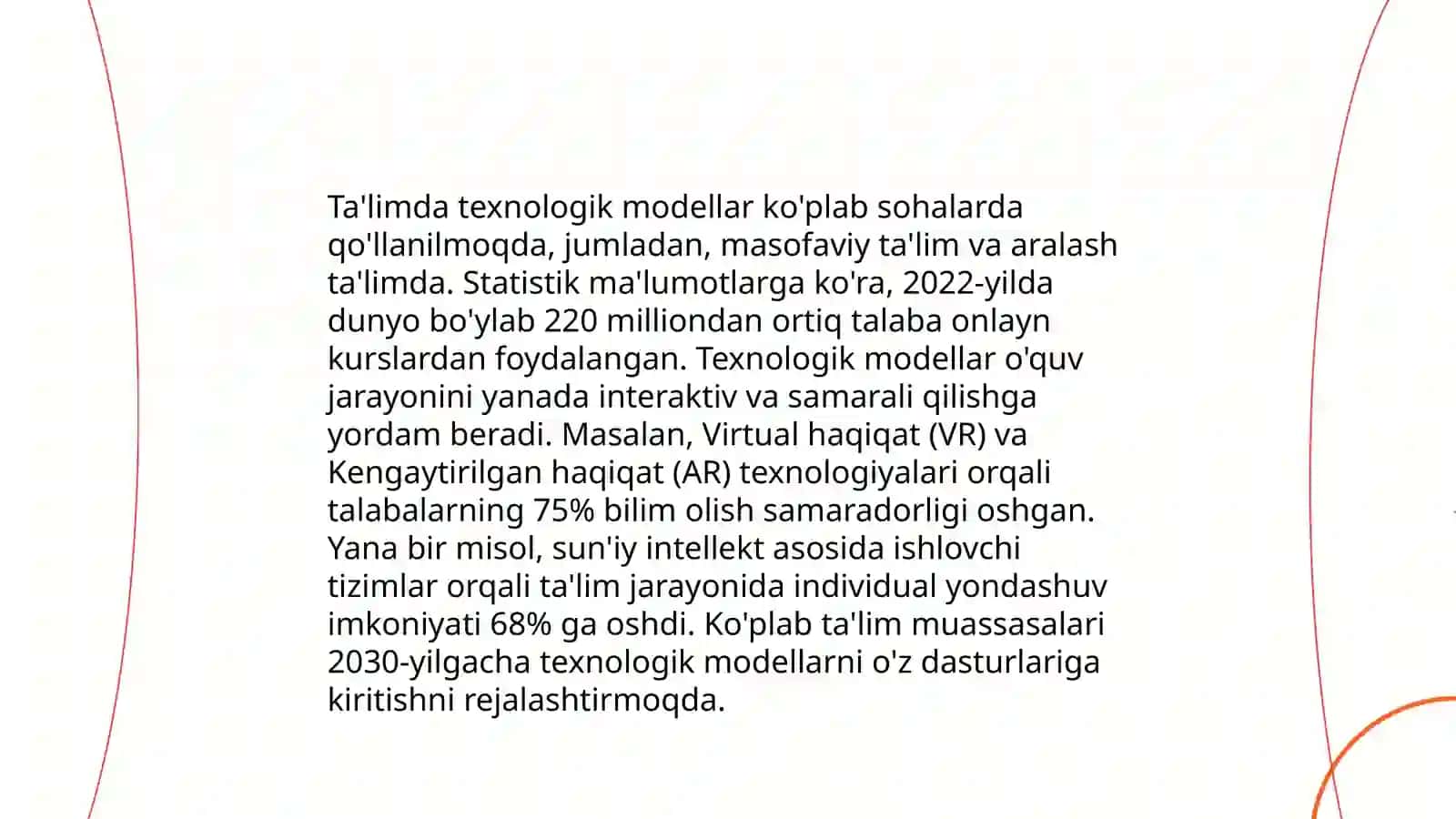 Zamonaviy ta'limda ta'lim modellarining tahlili va xususiyatlari 4