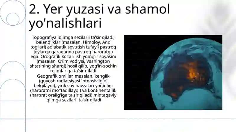 Geografik omillarni iqlimga tasiri 4