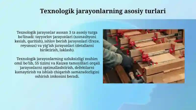 Yog‘ochsozlik korxonalaridagi texnologik jarayonlar variantlari 4