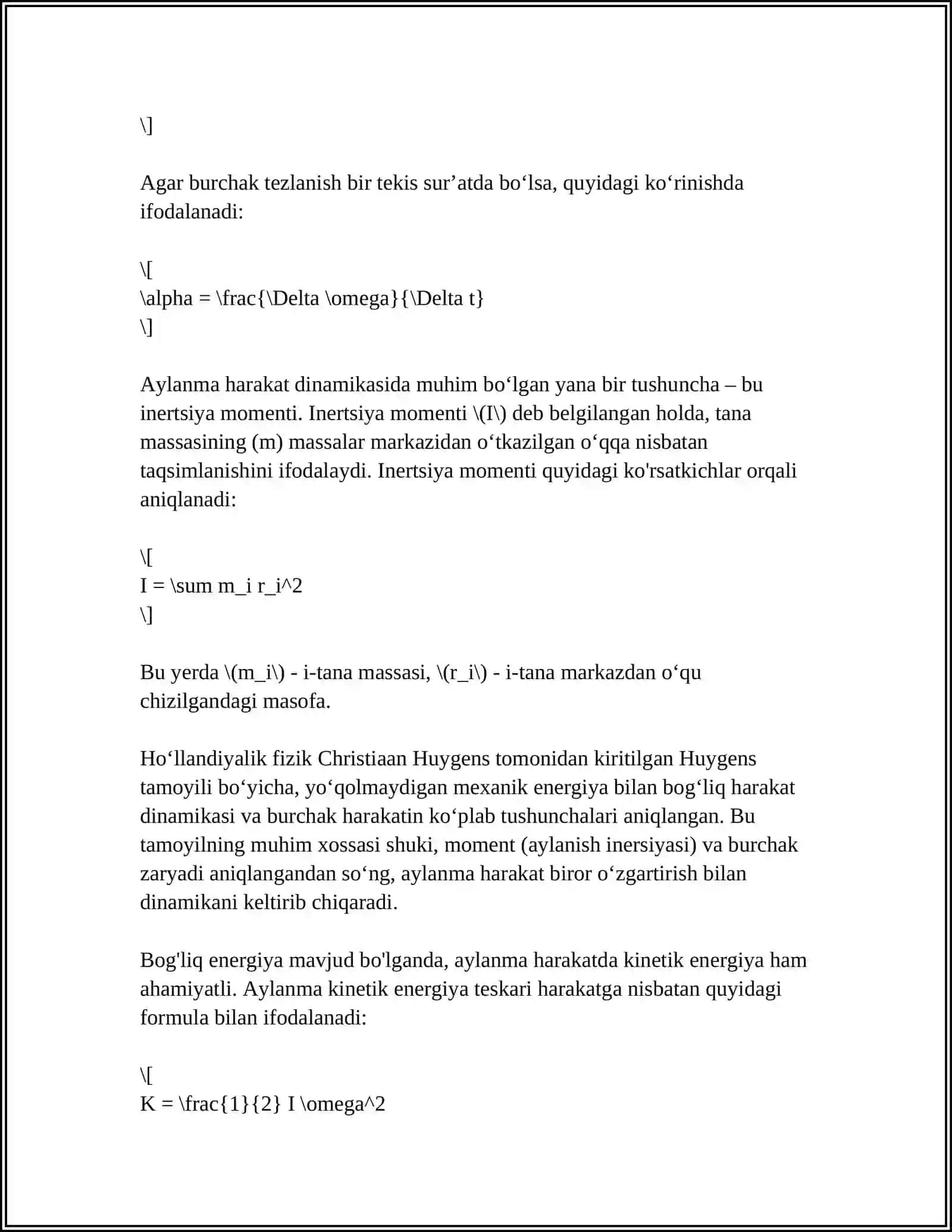 AYLANMA HARAKAT DINAMIKA 4