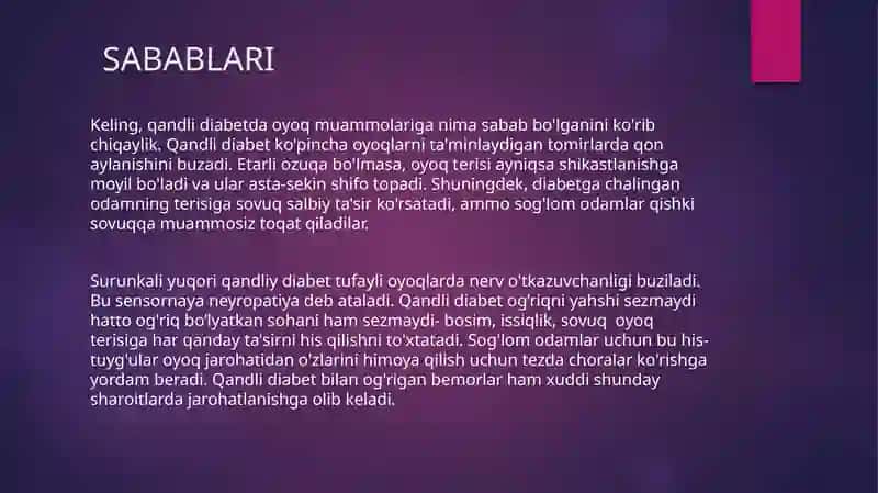 Diabetik tovon 4