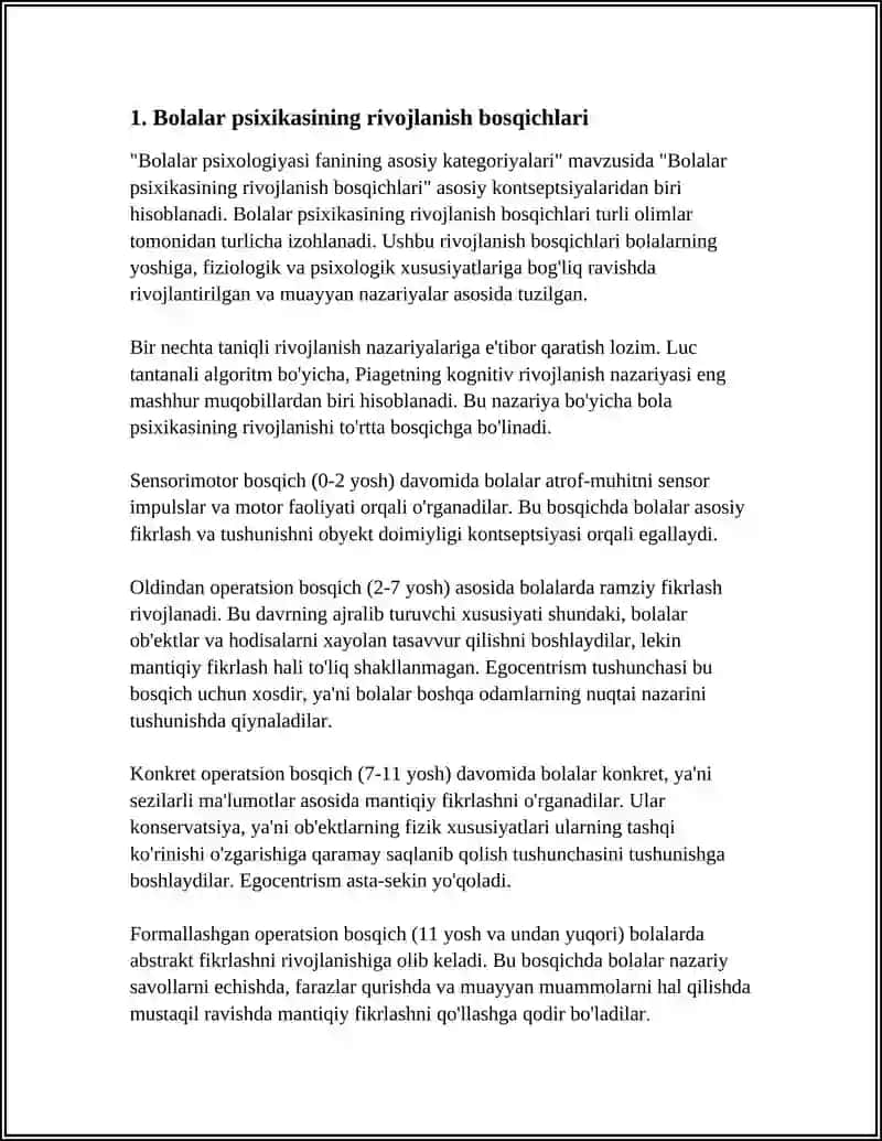 BOLALAR PSIXOLOGIYASI FANINING ASOSIY KATEGORIYALARI 4