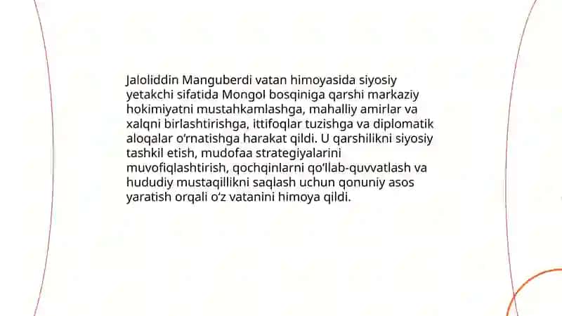 Jaloliddin Manguberdi -Vatan himoyachisi 4
