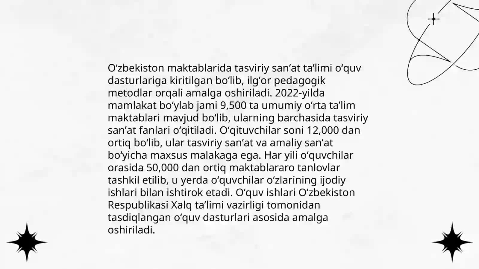 Oʻzbekistonda tasviriy sanʼatni oʻqitilishi 4