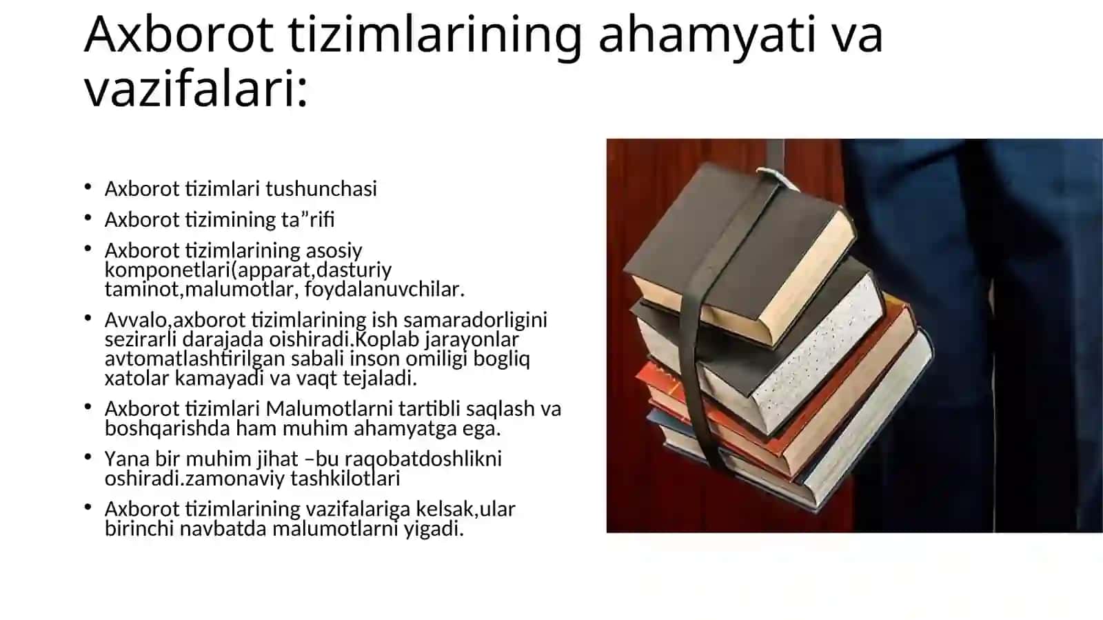 Axborot tizimlari va ularning hayotiy sikli 4