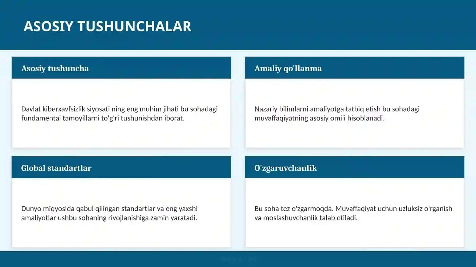 DAVLAT KIBERXAVFSIZLIK SIYOSATI 4