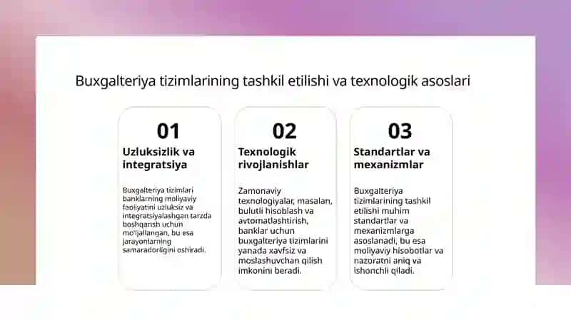 BANKLARDA BUXGALTERIYA HISOBINI TASHQIL QILINISH 4