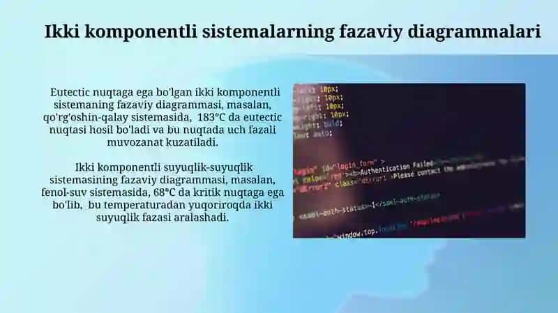 Eritmalarning fazaviy diagrammalari 4