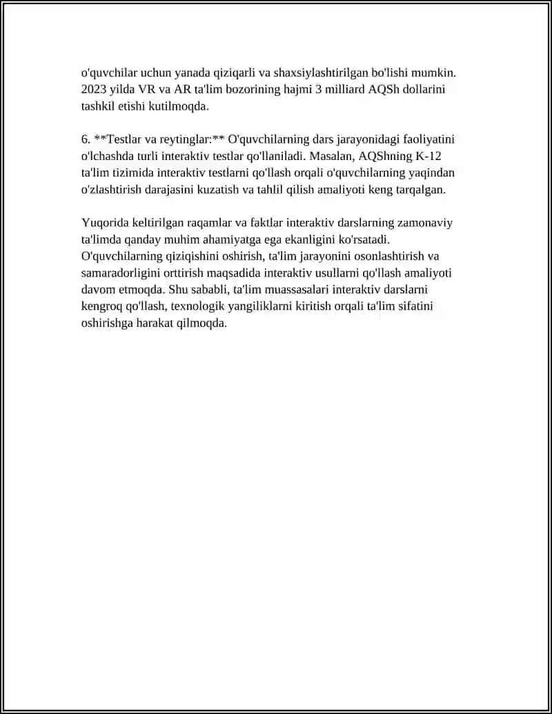 Interaktiv darslar 4