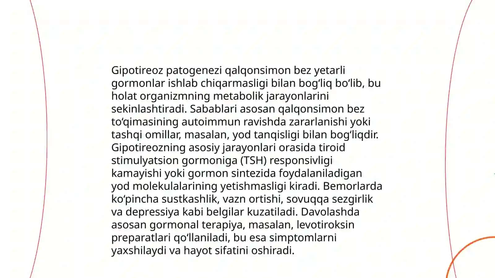 Endemik buqoq va gipotireoz patogenezi va davolash usullari 4