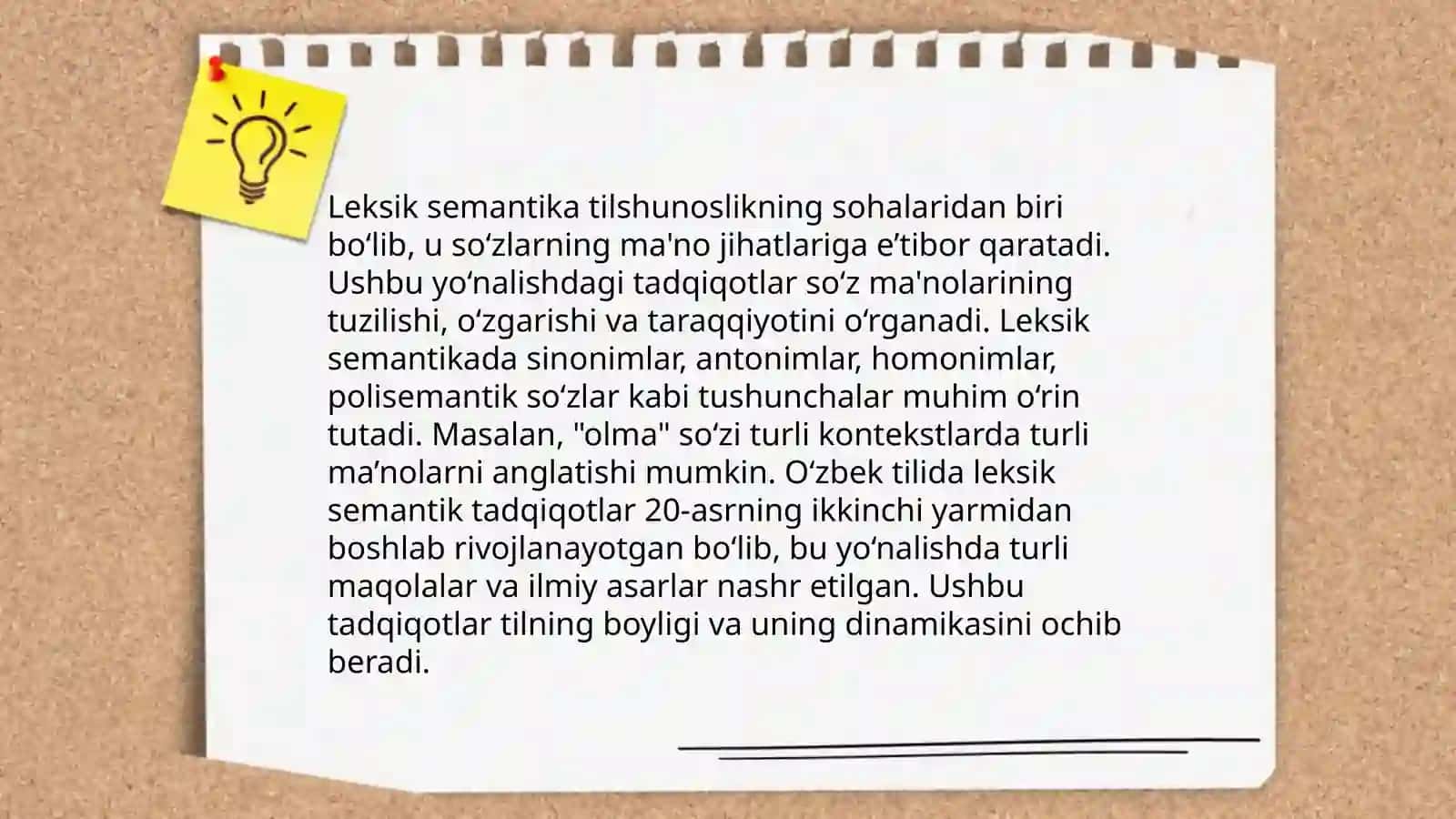 Semantika mavzusida taqdimot 4