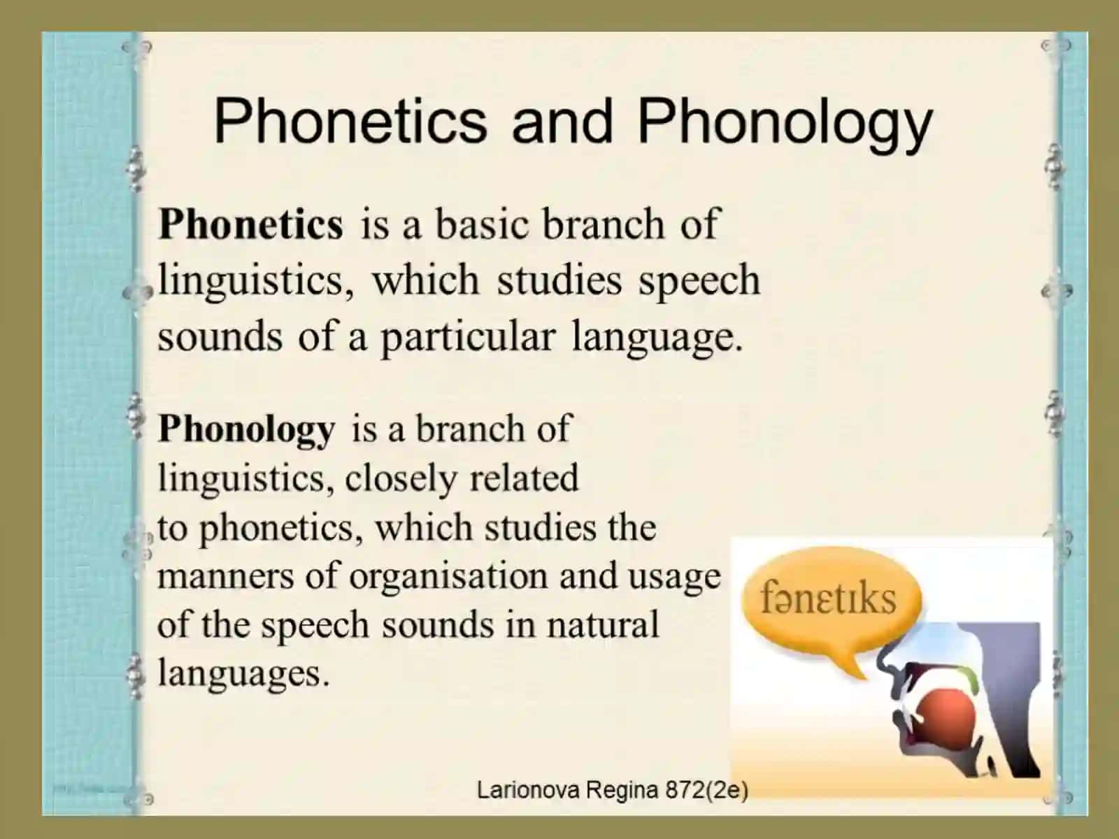 Phonetics and Phonology in English Language Teaching 4