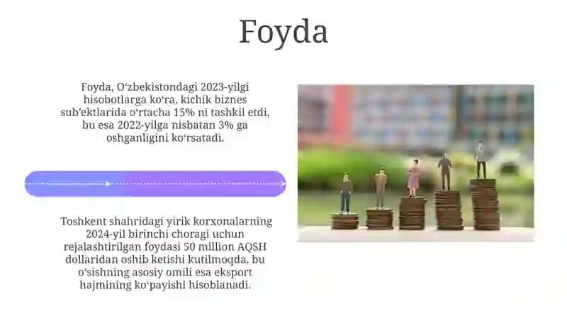 Daromadlar haqida tushuncha va ularning tarkibi 4