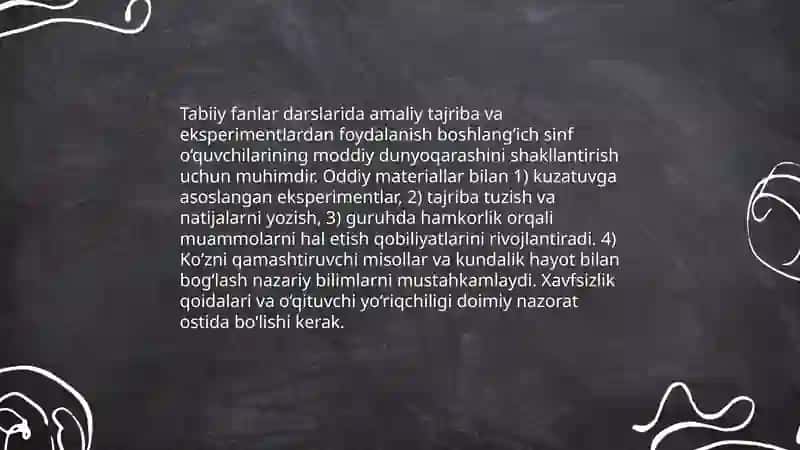 Boshlang‘ich sinflarda moddiy dunyoqarashni shakllantirishning nazariy asoslari 4