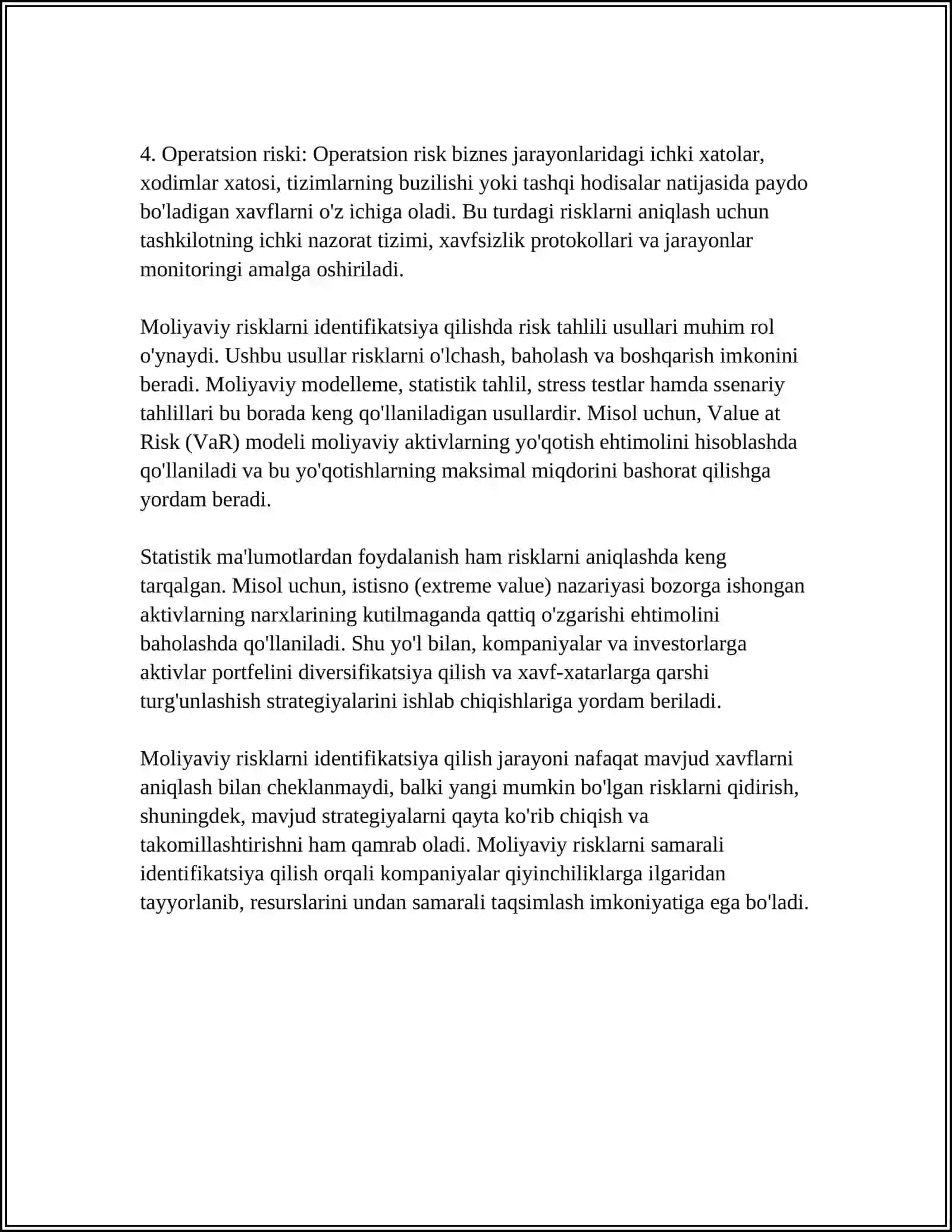 TO'LOV TIZIMIDA VUJUDGA KELADIGAN RISKLARNI BOSHQARISH 4