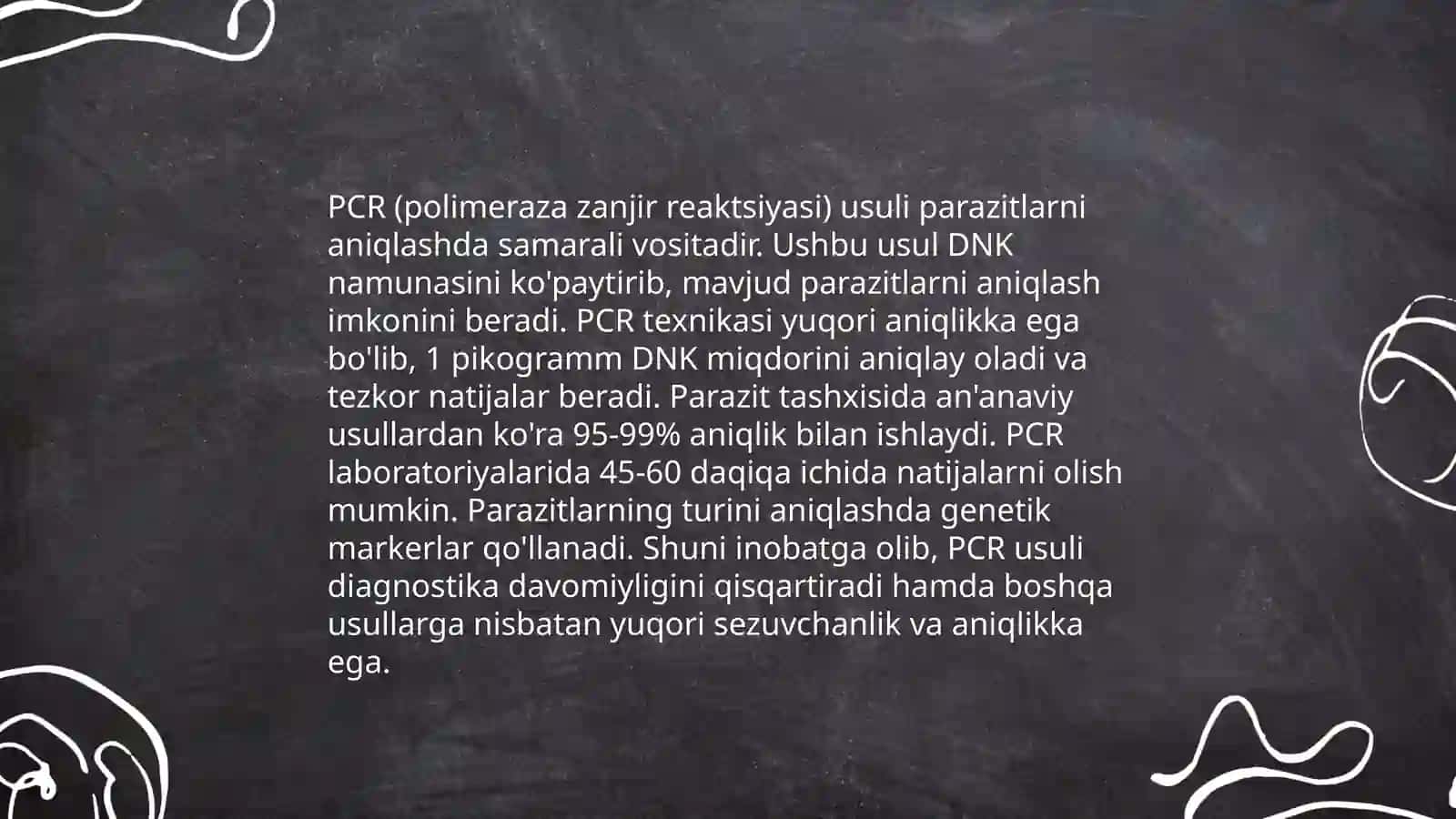 Parazitar kasalliklarning diagnostika usullari 4