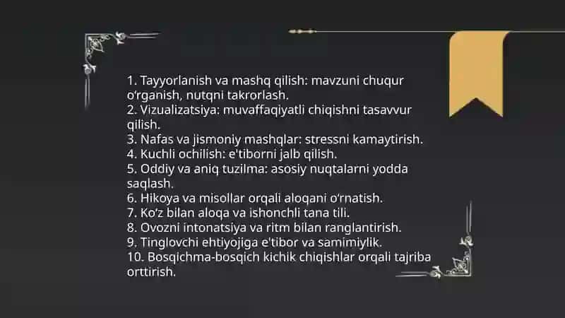 Deyl Karnegi va uning notiqlik sanʼati haqidagi qarashlari 4