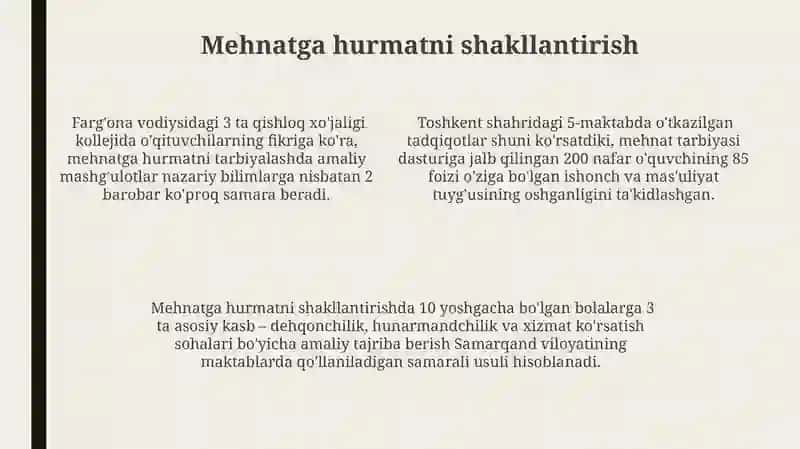 Mehnat Tarbiyasi 4