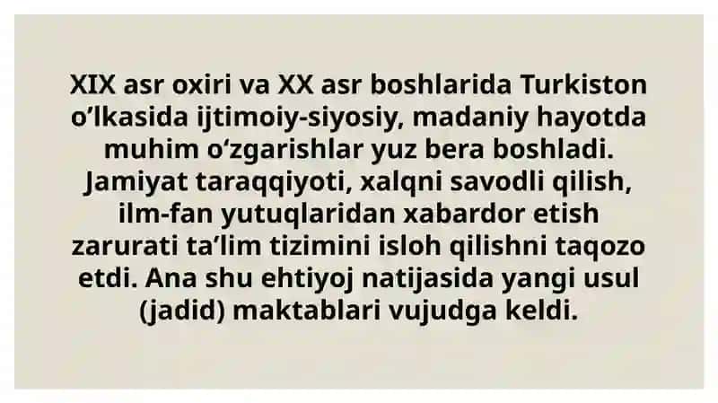 Yangi usul maktablarida o‘qitish mazmuni 4