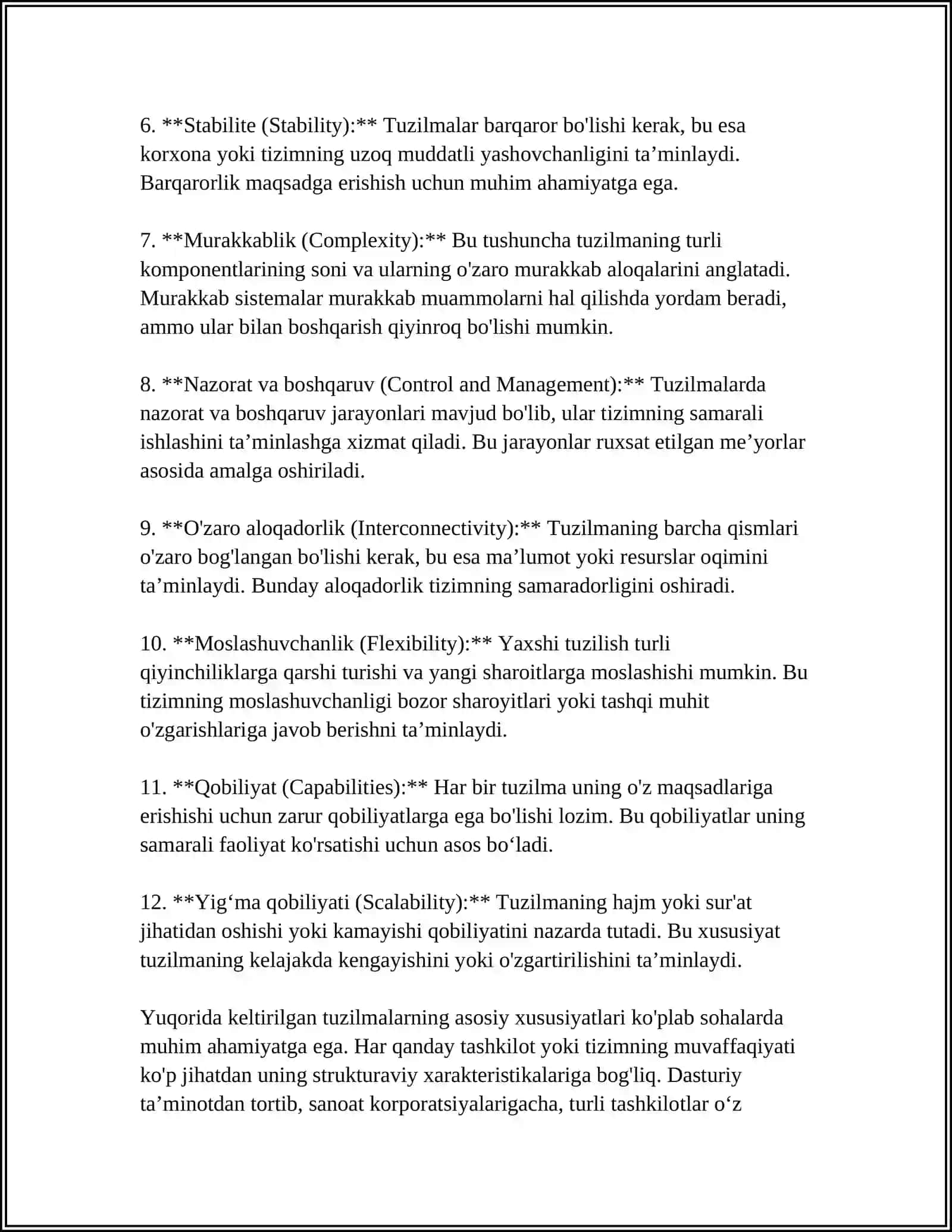 TUZILMALAR 4