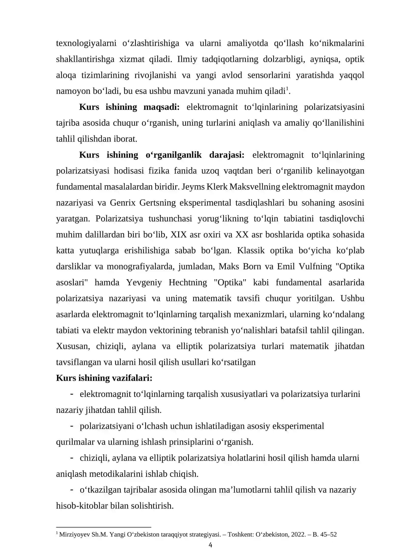 Elektromagnit to‘lqinlarining polarizatsiyasini tajriba asosida o‘rganish 4