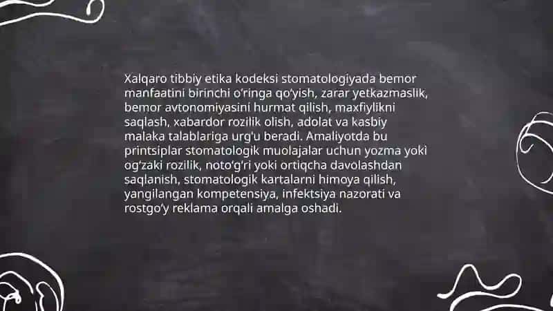 Stomatologiyada deontolgiya va tibbiy etika 4