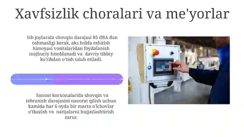 Sanoatda titrashdan va shovqindan saqlanish 4
