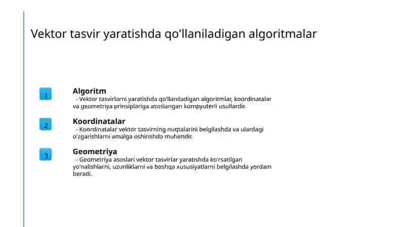 Tasvir yaratish algoritmlari 4