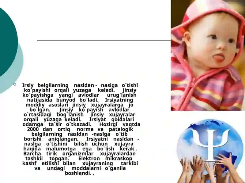 Irsiy kasalliklar klassifikatsiyasi 4