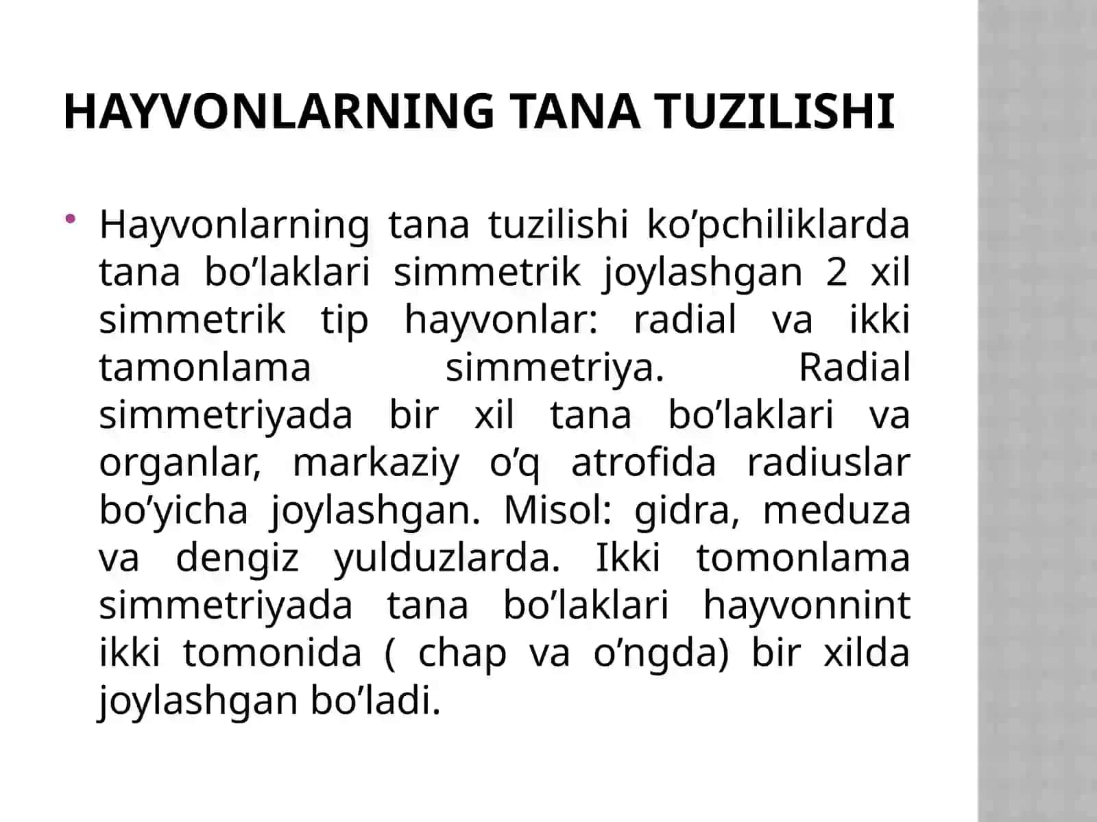 odam va hayvon fiziologiyasi.hayvon organizmining turli sharoitga moslashish mexanizmlari bilan tanishish 4