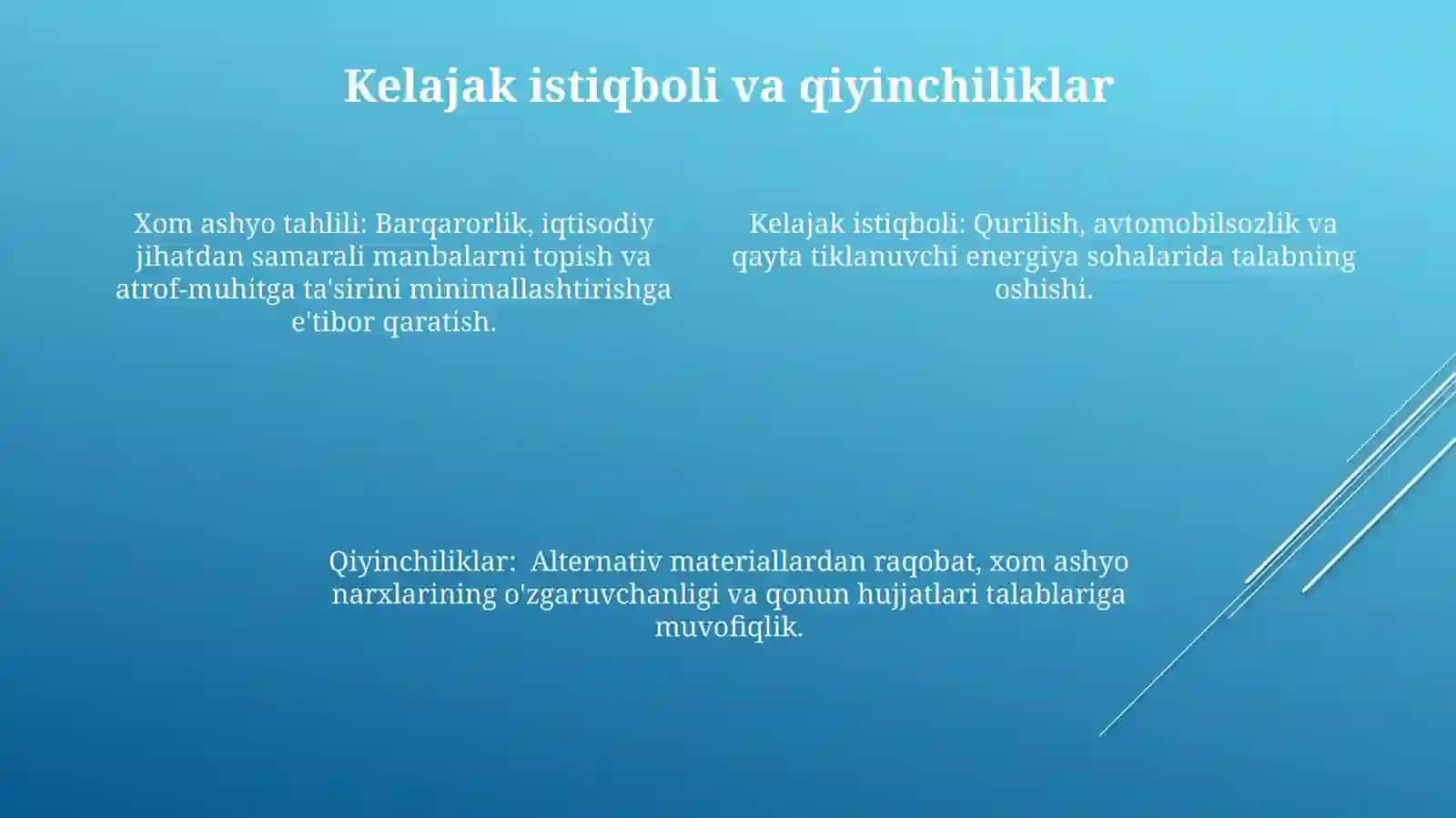 Xom ashyo tahlili 4